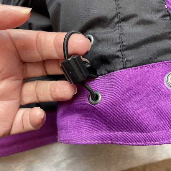 Ride Snowboards Cappel Ski Snowboard Jacket Womens M Purple Hooded Winter Parka - Picture 11 of 13